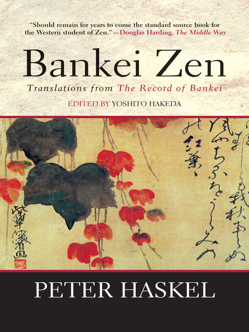 Title details for Bankei Zen by Yoshito Hakeda - Available
